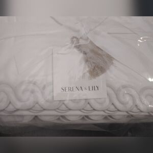 Serena & Lily "Cape May" sheet set, rare color, Cal King